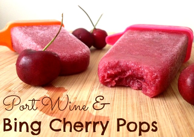 Port Wine & Bing Cherry Pops