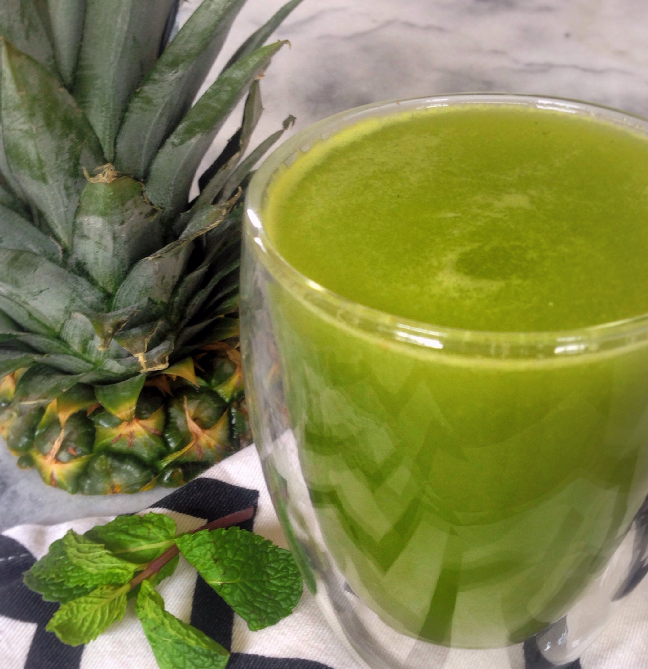 Pineapple Cucumber Mint Juice » The Nutrition Adventure